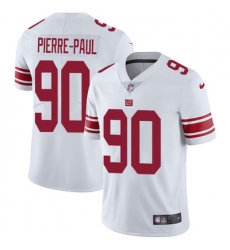 Nike Giants #90 Jason Pierre Paul White Mens Stitched NFL Vapor Untouchable Limited Jersey