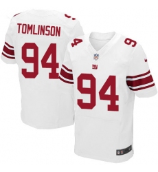Nike Giants #94 Dalvin Tomlinson White Mens Stitched NFL Elite Jersey