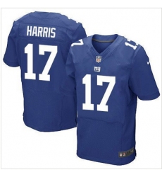 Nike New York Giants #17 Dwayne Harris Royal Blue Team Color Men 27s Stitched NFL Elite Jersey