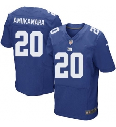 Nike New York Giants #20 Prince Amukamara Royal Blue Team Color Men 27s Stitched NFL Elite Jersey