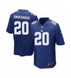 Nike New York Giants #20 Prince Amukamara Royal Blue Team Color Mens Stitched NFL Elite Jersey