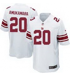 Nike New York Giants #20 Prince Amukamara White Mens Stitched NFL Elite Jersey