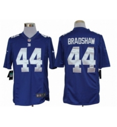 Nike New York Giants 44 Ahmad Bradshaw Blue Limited NFL Jersey
