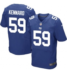 Nike New York Giants #59 Devon Kennard Royal Blue Team Color Men 27s Stitched NFL Elite Jersey