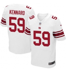 Nike New York Giants #59 Devon Kennard White Men 27s Stitched NFL Elite Jersey