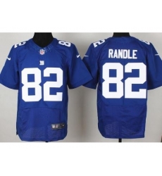 Nike New York Giants 82 Rueben Randle Blue Elite NFL Jersey