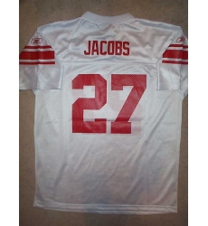 Reebok Brand New York Giants #27 Brandon Jacobs White Limited Stitched NFL Jersey