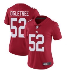 Nike Giants #52 Alec Ogletree Red Alternate Womens Stitched NFL Vapor Untouchable Limited Jersey