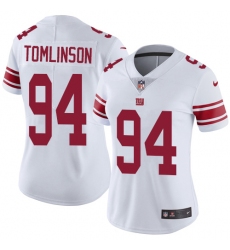 Nike Giants #94 Dalvin Tomlinson White Womens Stitched NFL Vapor Untouchable Limited Jersey