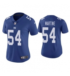Women Nike New York Giants 54 Blake Martinez Blue Stitched Jersey