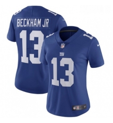 Womens Nike New York Giants 13 Odell Beckham Jr Elite Royal Blue Team Color NFL Jersey