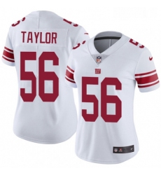 Womens Nike New York Giants 56 Lawrence Taylor White Vapor Untouchable Limited Player NFL Jersey
