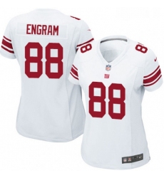 Womens Nike New York Giants 88 Evan Engram Game White NFL Jersey