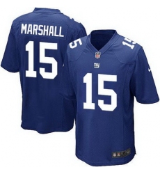 Nike Giants #15 Brandon Marshall Royal Blue Team Color Youth Stitched NFL Elite Jersey