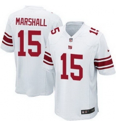 Nike Giants #15 Brandon Marshall White Youth Stitched NFL Elite Jersey