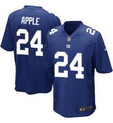Nike Giants #24 Eli Apple Royal Blue Team Color Youth Stitched NFL Elite Jersey