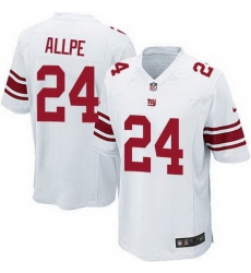 Nike Giants #24 Eli Apple White Youth Stitched NFL Elite Jersey