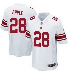 Nike Giants #28 Eli Apple White Youth Stitched NFL Elite Jersey