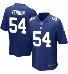 Nike Giants #54 Olivier Vernon Royal Blue Team Color Youth Stitched NFL E