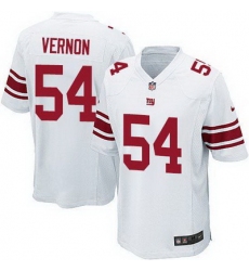Nike Giants #54 Olivier Vernon White Youth Stitched NFL Elite Jersey
