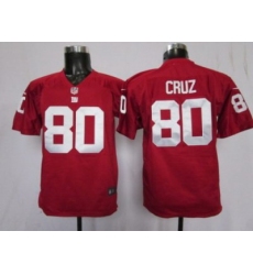 Nike Youth New York Giants #80 Victor Cruz Red Jerseys