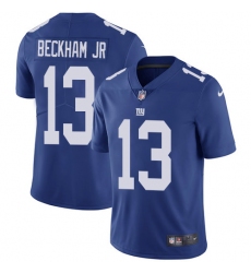 Youth Giants #13 Beckham JR blue Vapor Limited Jersey