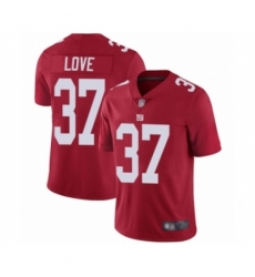 Youth New York Giants #37 Julian Love Red Alternate Vapor Untouchable Limited Player Football Jersey