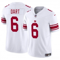 Youth New York Giants 6 Jaxson Dart White 2025 Draft F U S E  Vapor Untouchable Limited Stitched Jersey