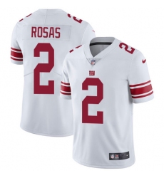 Youth Nike Giants 2 Aldrick Rosas White Stitched NFL Vapor Untouchable Limited Jersey