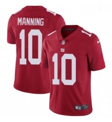 Youth Nike New York Giants 10 Eli Manning Red Alternate Vapor Untouchable Limited Player NFL Jersey