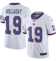 Youth Nike New York Giants 19 Kenny Golladay Rush Stitched NFL Jersey