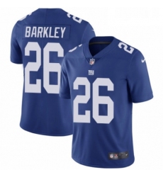 Youth Nike New York Giants 26 Saquon Barkley Royal Blue Team Color Vapor Untouchable Limited Player NFL Jersey