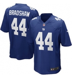 Youth Nike New York Giants 44# Ahmad Bradshaw Game Blue Color Jersey