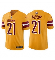 Men Washington Commanders 21 Sean Taylor Gold Vapor Untouchable Stitched Football jersey