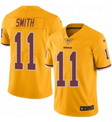 Mens Nike Washington Redskins 11 Alex Smith Limited Gold Rush Vapor Untouchable NFL Jersey