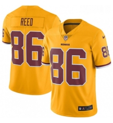Mens Nike Washington Redskins 86 Jordan Reed Limited Gold Rush Vapor Untouchable NFL Jersey