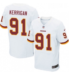 Mens Nike Washington Redskins 91 Ryan Kerrigan New Elite White NFL Jersey