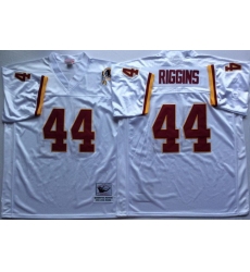 Mitchell And Ness Redskins #44 John Riggins white Throwback Stitched NFL Jersey