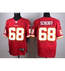 New Washington Redskins #68 Scherff Burgundy Red Team Color Men Stitched NFL Elite jersey