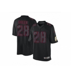 Nike Jerseys Washington Redskins #28 Green black[Impact Limited]