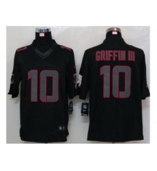 Nike NFL Washington Redskins #10 Robert Griffin III black Jerseys(Limited)