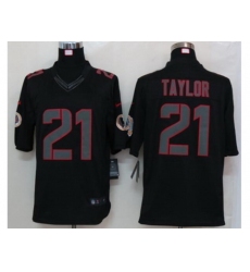 Nike NFL Washington Redskins #21 Fred Taylor Black Jerseys(Limited)