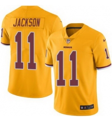 Nike Redskins #11 DeSean Jackson Gold Mens Stitched NFL Limited Rush Jersey