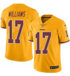 Nike Redskins #17 Doug Williams Gold Mens Stitched NFL Limited Rush Jersey
