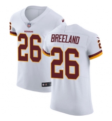 Nike Redskins #26 Bashaud Breeland White Mens Stitched NFL Vapor Untouchable Elite Jersey