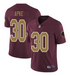 Nike Redskins #30 Troy Apke Burgundy Red Alternate Mens Stitched NFL Vapor Untouchable Limited Jersey