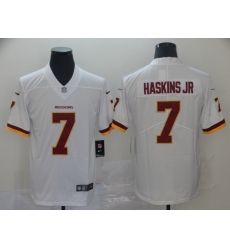 Nike Redskins 7 Dwayne Haskins Jr White Vapor Untouchable Limited Jersey