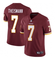 Nike Redskins #7 Joe Theismann Burgundy Red Team Color Mens Stitched NFL Vapor Untouchable Limited Jersey