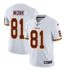 Nike Redskins #81 Art Monk White Mens Stitched NFL Vapor Untouchable Limited Jersey
