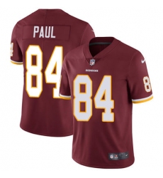 Nike Redskins #84 Niles Paul Burgundy Red Team Color Mens Stitched NFL Vapor Untouchable Limited Jersey